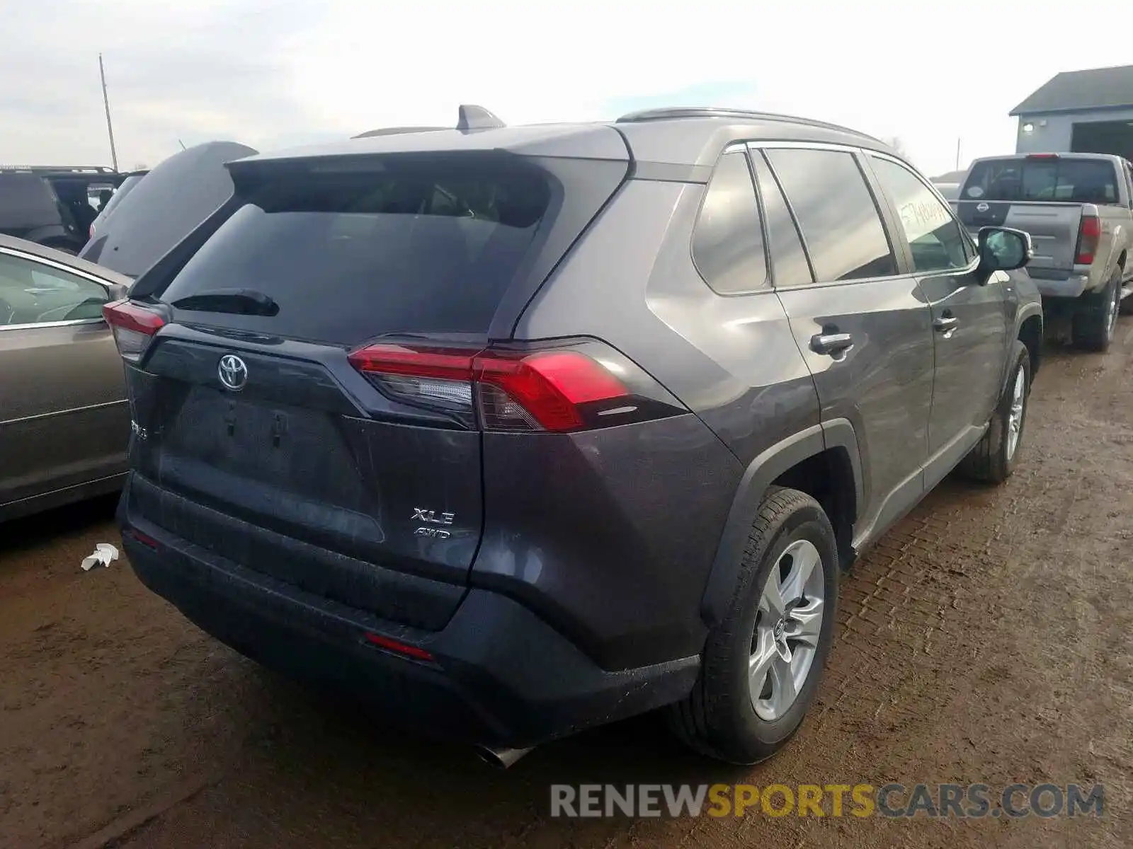 4 Фотография поврежденного автомобиля 2T3P1RFV5KC023244 TOYOTA RAV4 XLE 2019