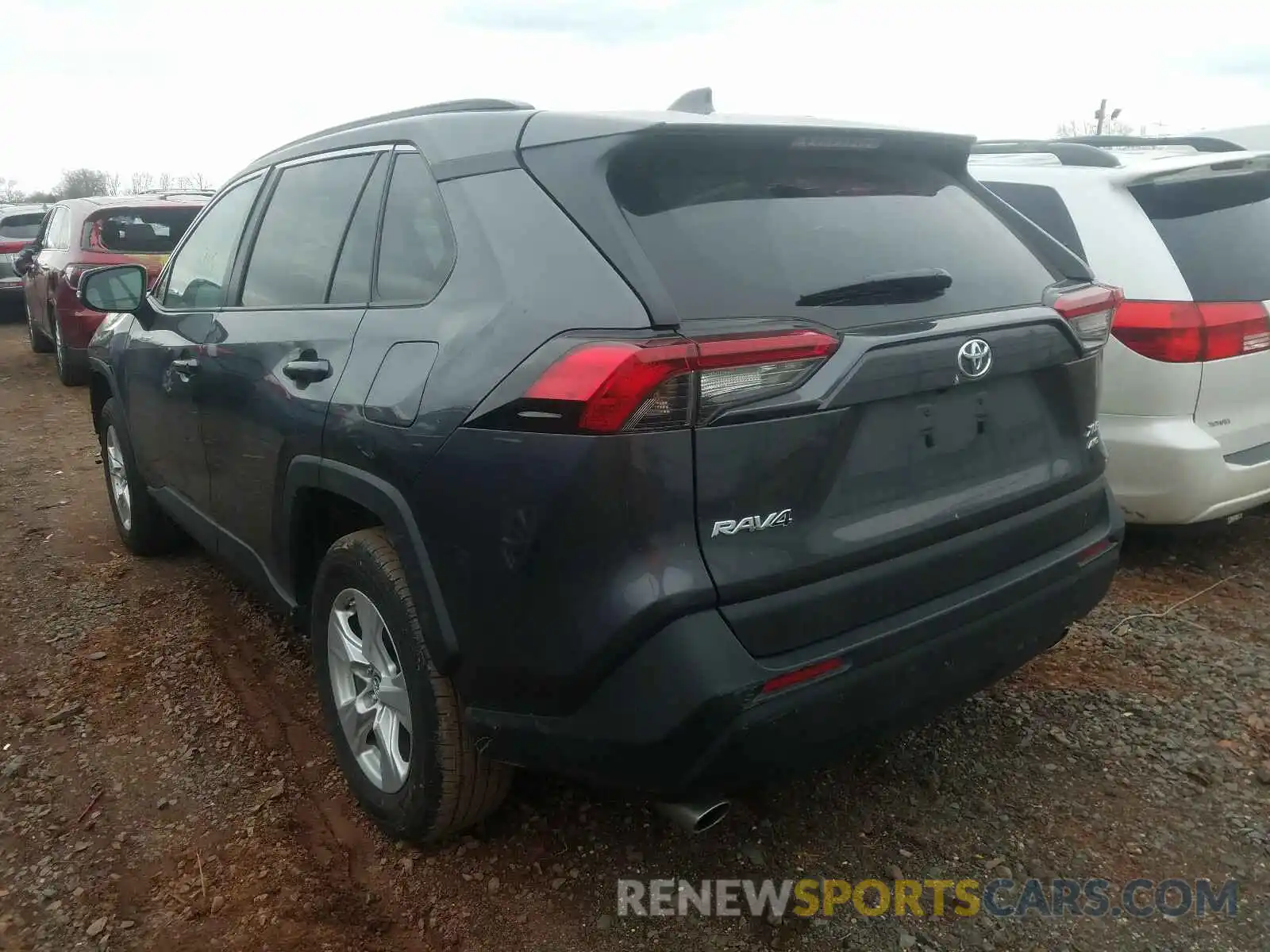 3 Photograph of a damaged car 2T3P1RFV7KC009197 TOYOTA RAV4 XLE 2019