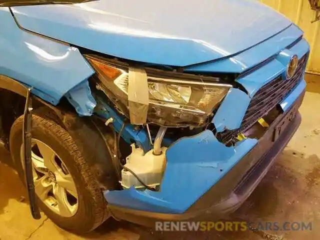 9 Photograph of a damaged car 2T3P1RFV7KW034566 TOYOTA RAV4 XLE 2019