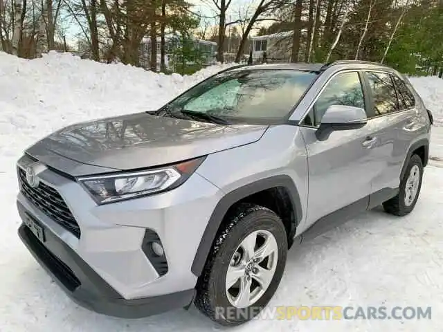 2 Photograph of a damaged car 2T3P1RFV8KC009239 TOYOTA RAV4 XLE 2019