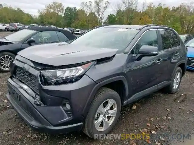 2 Photograph of a damaged car 2T3P1RFV9KC009539 TOYOTA RAV4 XLE 2019