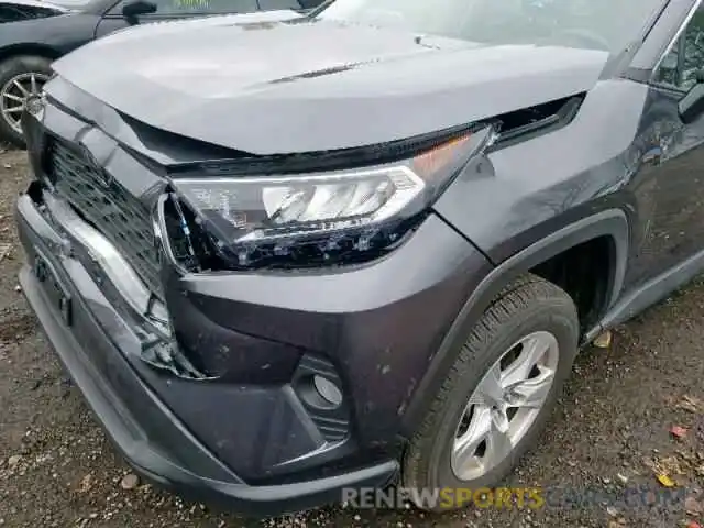 9 Фотография поврежденного автомобиля 2T3P1RFV9KC009539 TOYOTA RAV4 XLE 2019