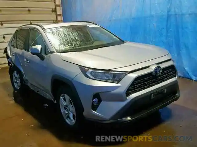 1 Photograph of a damaged car 2T3P1RFV9KW046086 TOYOTA RAV4 XLE 2019