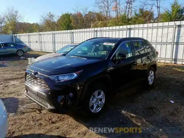 2 Photograph of a damaged car 2T3P1RFV9KW051692 TOYOTA RAV4 XLE 2019