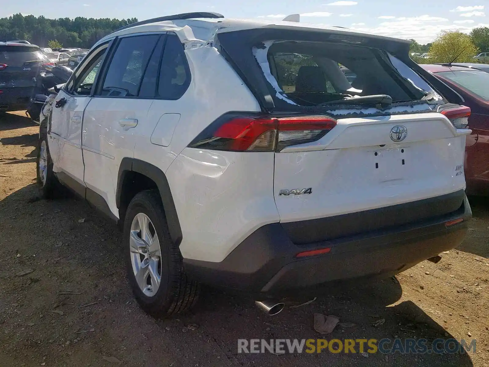 3 Photograph of a damaged car 2T3P1RFVXKC004723 TOYOTA RAV4 XLE 2019