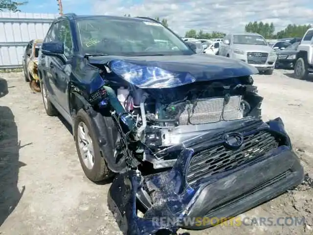 1 Photograph of a damaged car 2T3RWRFV1KW016607 TOYOTA RAV4 XLE 2019