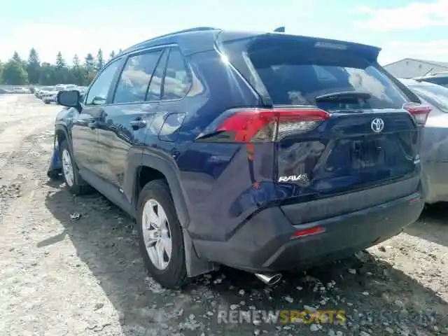 3 Фотография поврежденного автомобиля 2T3RWRFV1KW016607 TOYOTA RAV4 XLE 2019