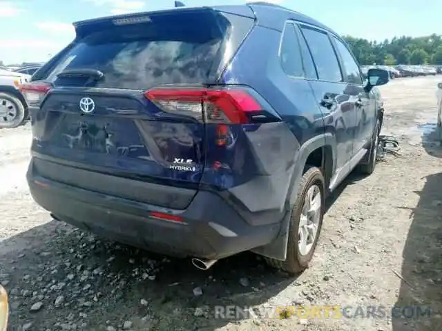 4 Photograph of a damaged car 2T3RWRFV1KW016607 TOYOTA RAV4 XLE 2019