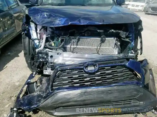 9 Photograph of a damaged car 2T3RWRFV1KW016607 TOYOTA RAV4 XLE 2019