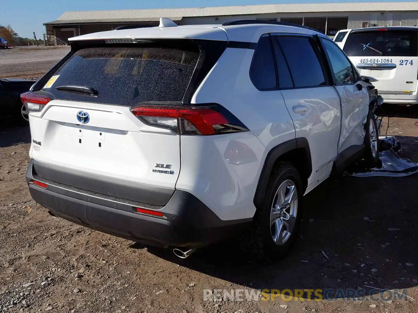 4 Photograph of a damaged car 2T3RWRFV4KW034289 TOYOTA RAV4 XLE 2019