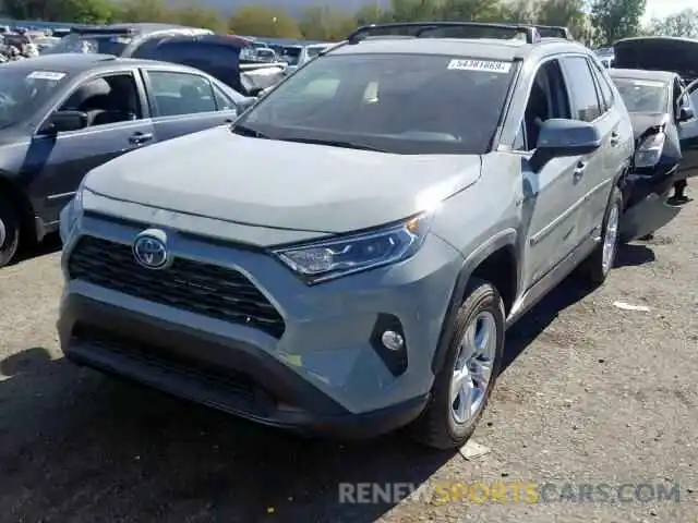 2 Photograph of a damaged car 2T3RWRFVXKW005332 TOYOTA RAV4 XLE 2019