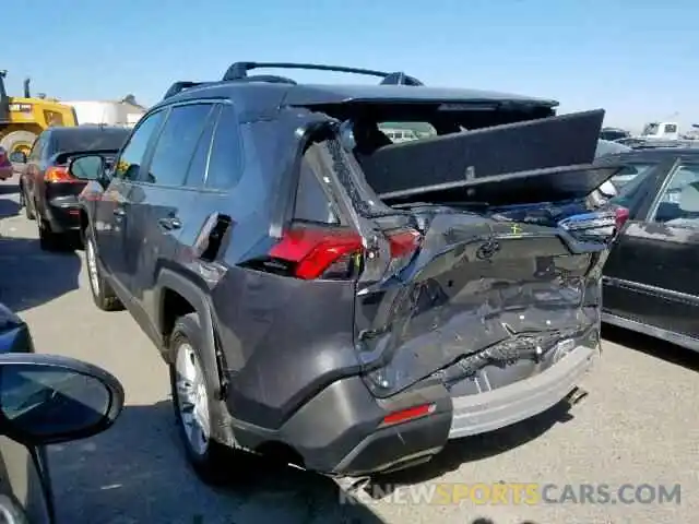 3 Фотография поврежденного автомобиля 2T3W1RFV4KW014299 TOYOTA RAV4 XLE 2019