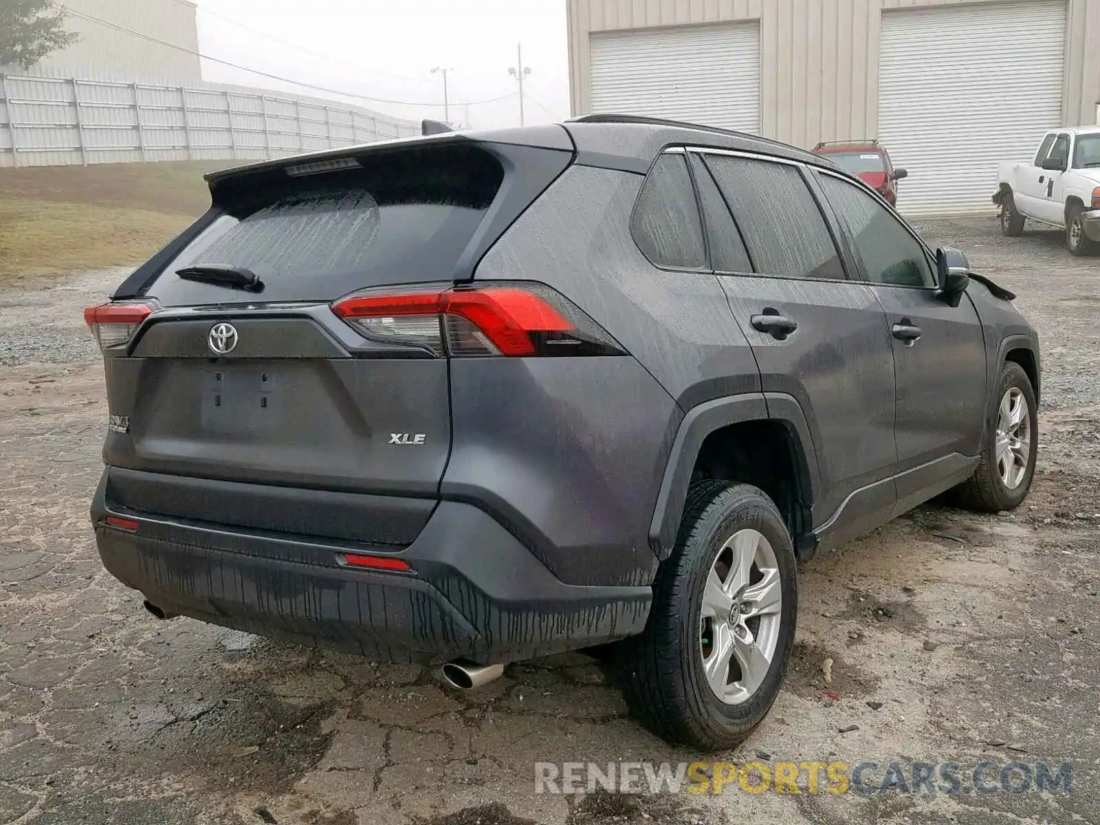 4 Photograph of a damaged car 2T3W1RFV5KC002258 TOYOTA RAV4 XLE 2019