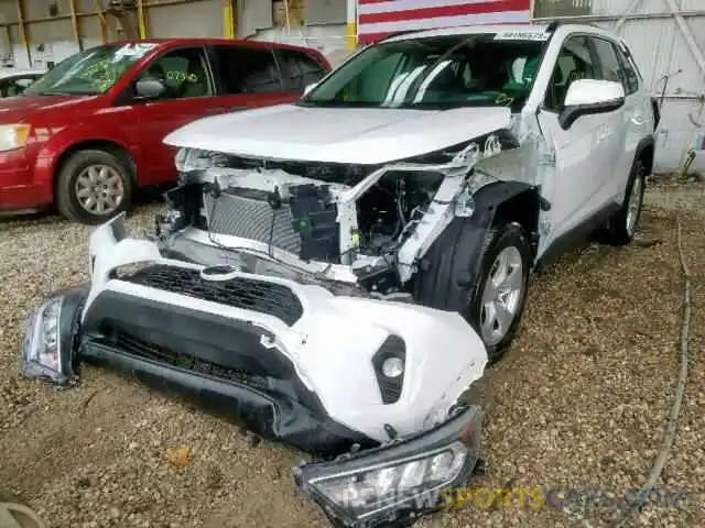 2 Photograph of a damaged car 2T3W1RFV6KC004830 TOYOTA RAV4 XLE 2019