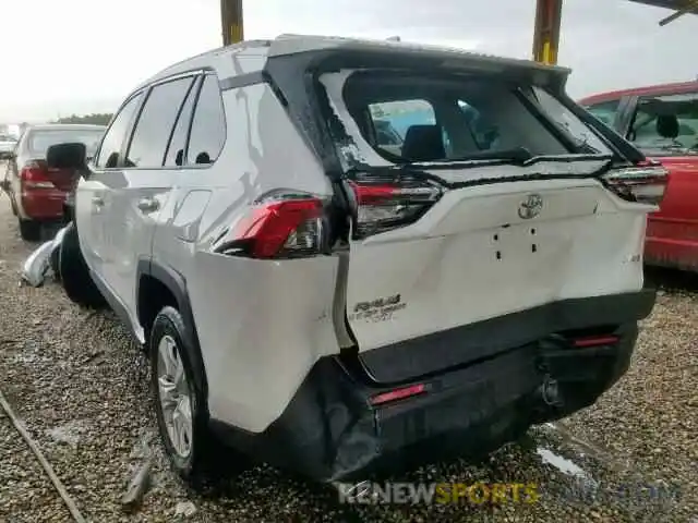 3 Photograph of a damaged car 2T3W1RFV6KC004830 TOYOTA RAV4 XLE 2019