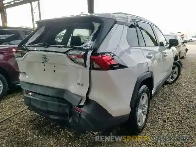 4 Photograph of a damaged car 2T3W1RFV6KC004830 TOYOTA RAV4 XLE 2019