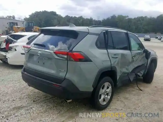 4 Photograph of a damaged car 2T3W1RFV7KW002955 TOYOTA RAV4 XLE 2019