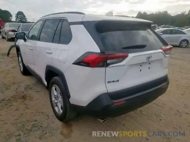 3 Photograph of a damaged car 2T3W1RFV8KW013043 TOYOTA RAV4 XLE 2019