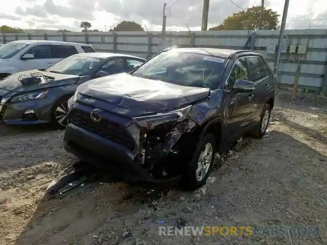 2 Photograph of a damaged car 2T3W1RFVXKW013058 TOYOTA RAV4 XLE 2019