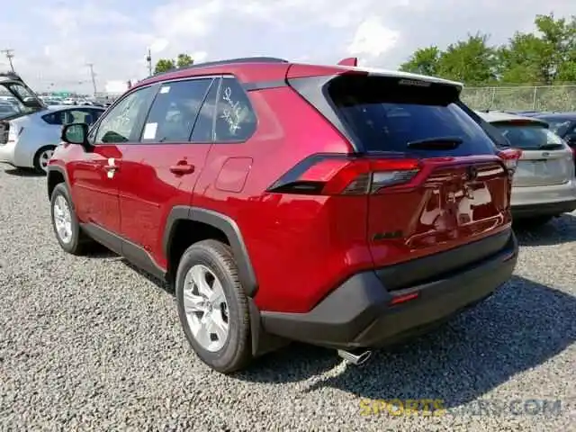 3 Photograph of a damaged car JTMP1RFV1KJ002775 TOYOTA RAV4 XLE 2019