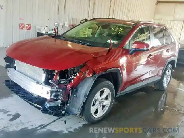 2 Photograph of a damaged car JTMP1RFV5KD022588 TOYOTA RAV4 XLE 2019