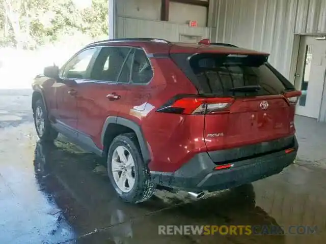 3 Photograph of a damaged car JTMP1RFV5KD022588 TOYOTA RAV4 XLE 2019