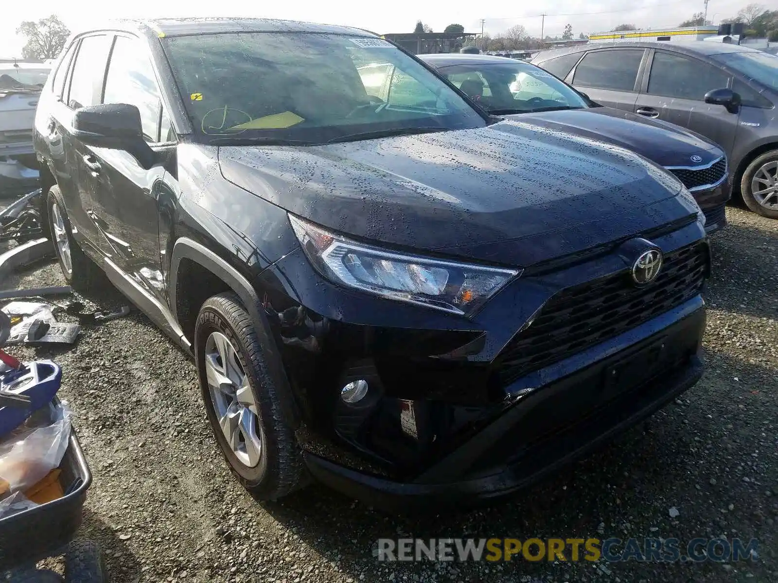 1 Фотография поврежденного автомобиля JTMP1RFV5KD505336 TOYOTA RAV4 XLE 2019