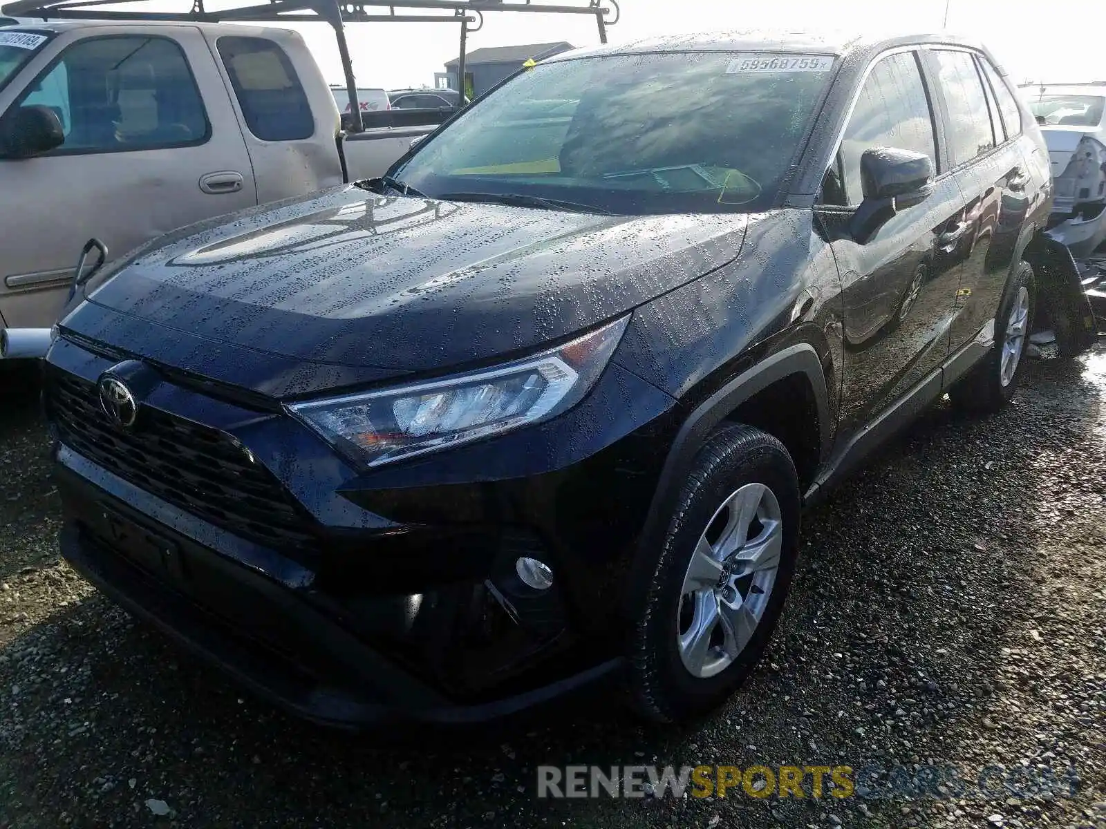 2 Фотография поврежденного автомобиля JTMP1RFV5KD505336 TOYOTA RAV4 XLE 2019