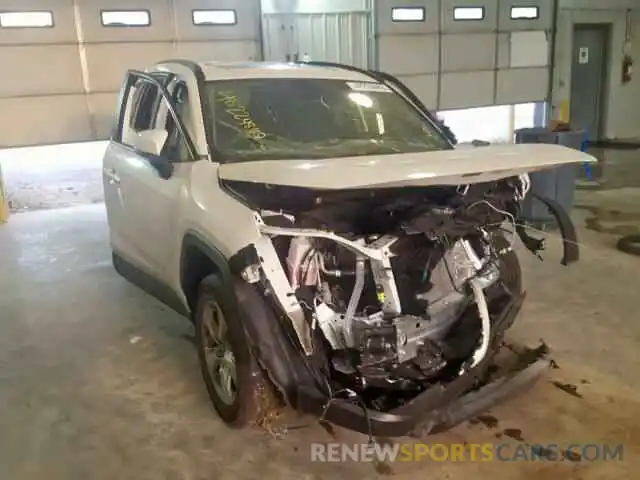 1 Photograph of a damaged car JTMP1RFV5KD514411 TOYOTA RAV4 XLE 2019