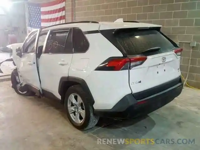 3 Photograph of a damaged car JTMP1RFV5KD514411 TOYOTA RAV4 XLE 2019