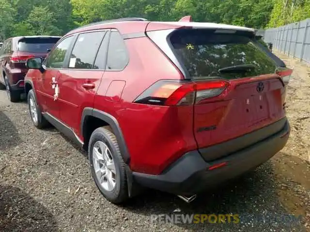 3 Photograph of a damaged car JTMP1RFV8KJ003406 TOYOTA RAV4 XLE 2019