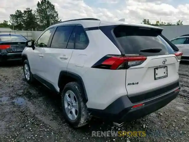 3 Photograph of a damaged car JTMP1RFV8KJ015488 TOYOTA RAV4 XLE 2019