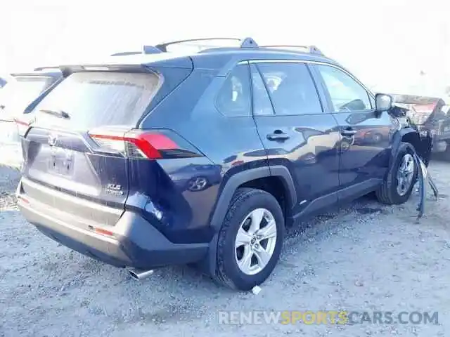 4 Фотография поврежденного автомобиля JTMRWRFV3KD031350 TOYOTA RAV4 XLE 2019