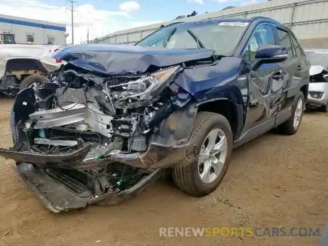 2 Photograph of a damaged car JTMRWRFVXKD008163 TOYOTA RAV4 XLE 2019