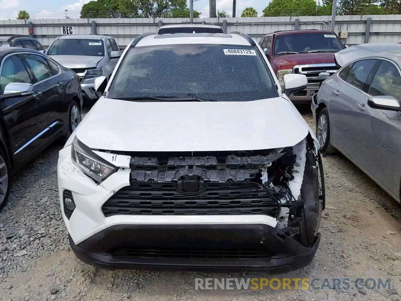 9 Photograph of a damaged car JTMW1RFV0KJ001371 TOYOTA RAV4 XLE 2019