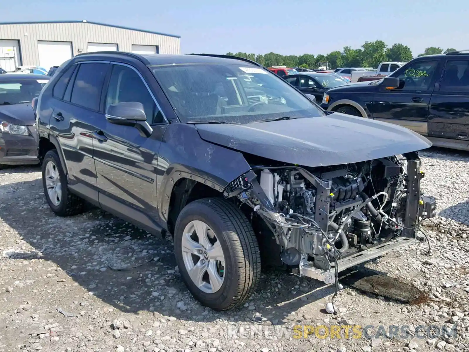 1 Photograph of a damaged car JTMW1RFV1KJ001797 TOYOTA RAV4 XLE 2019