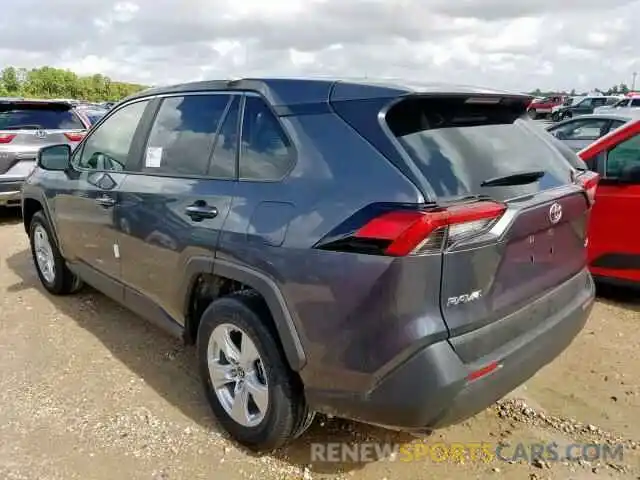 3 Photograph of a damaged car JTMW1RFV2KD010202 TOYOTA RAV4 XLE 2019