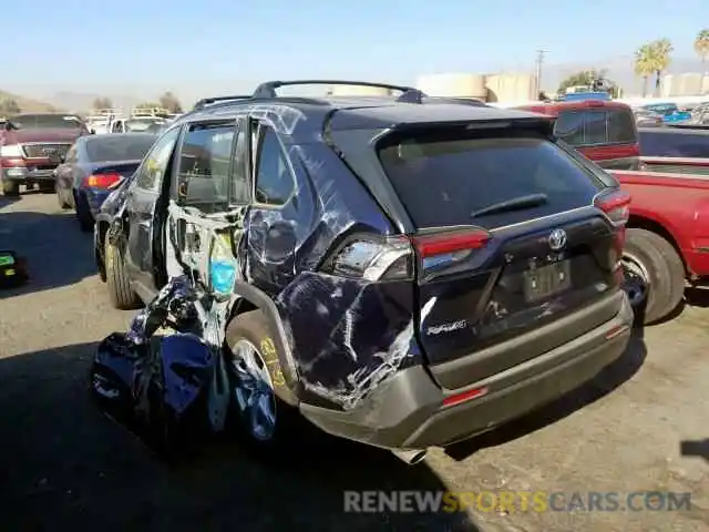 3 Photograph of a damaged car JTMW1RFV3KD015280 TOYOTA RAV4 XLE 2019