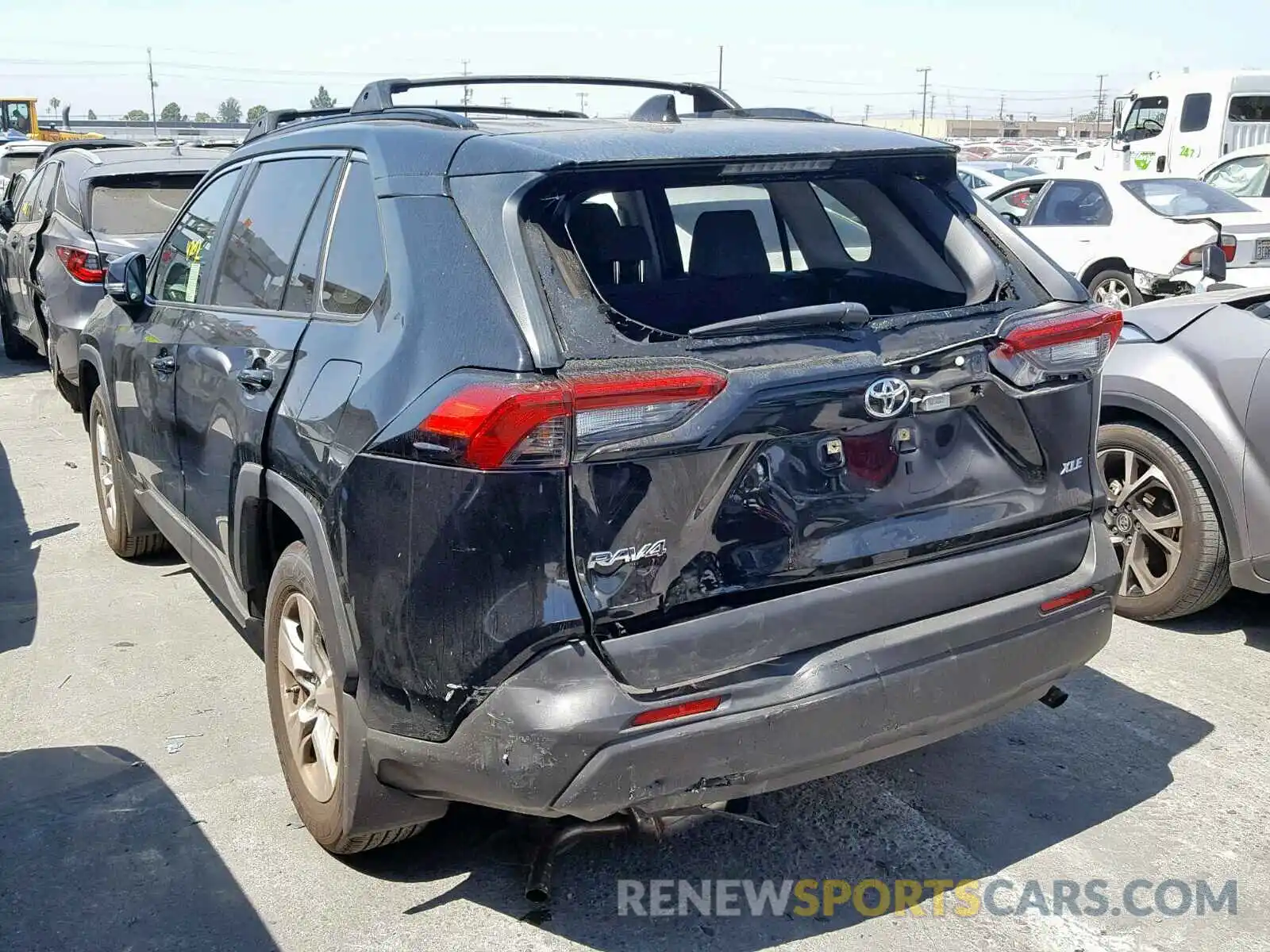 3 Photograph of a damaged car JTMW1RFV6KD009831 TOYOTA RAV4 XLE 2019