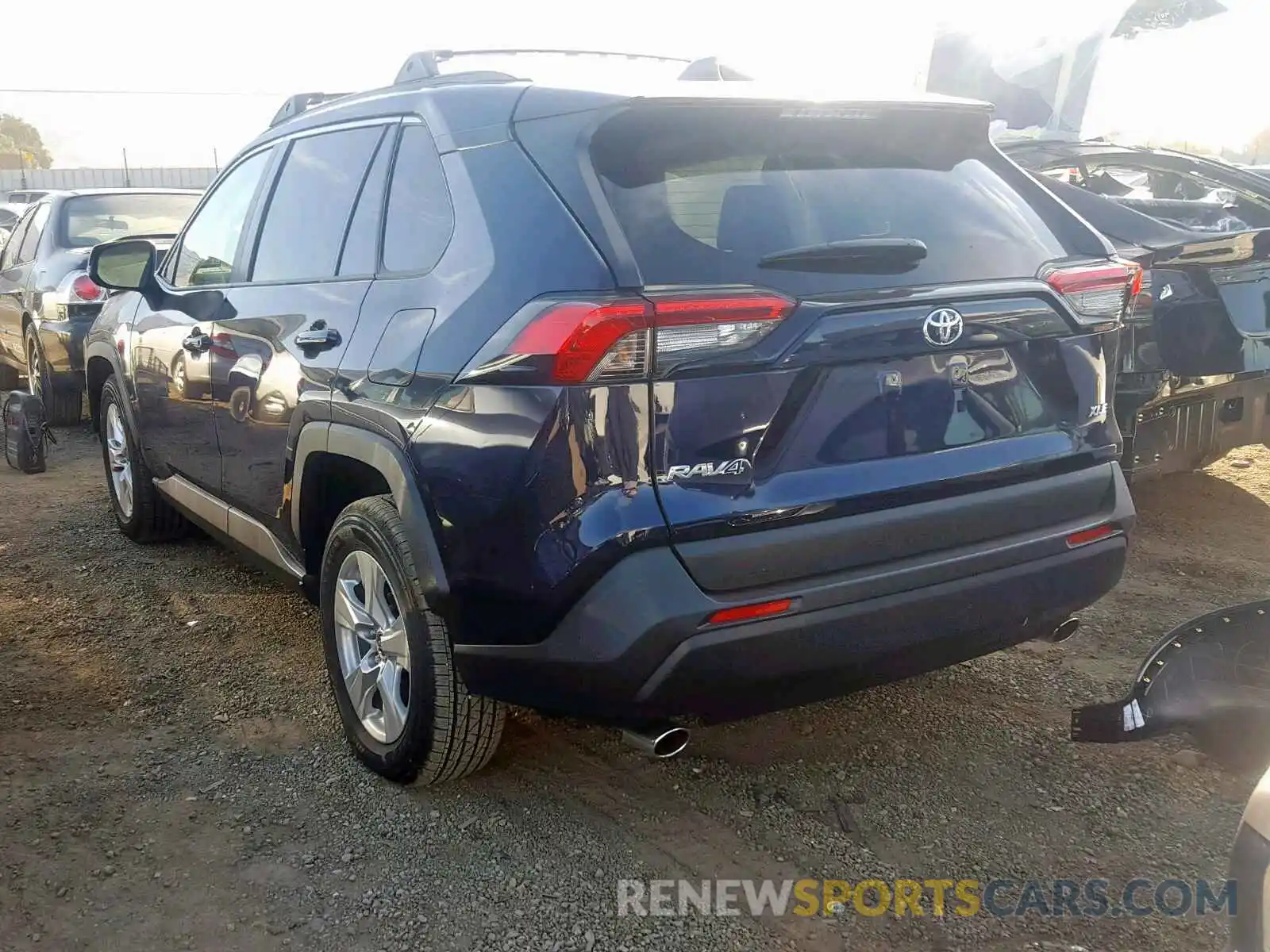 3 Photograph of a damaged car JTMW1RFV6KJ013735 TOYOTA RAV4 XLE 2019