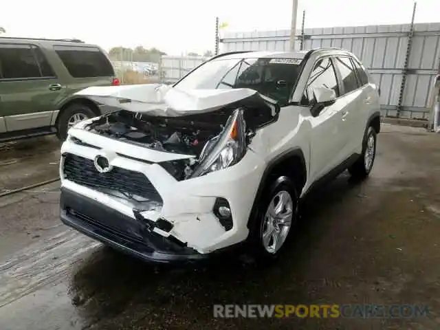 2 Photograph of a damaged car JTMW1RFV9KD501320 TOYOTA RAV4 XLE 2019