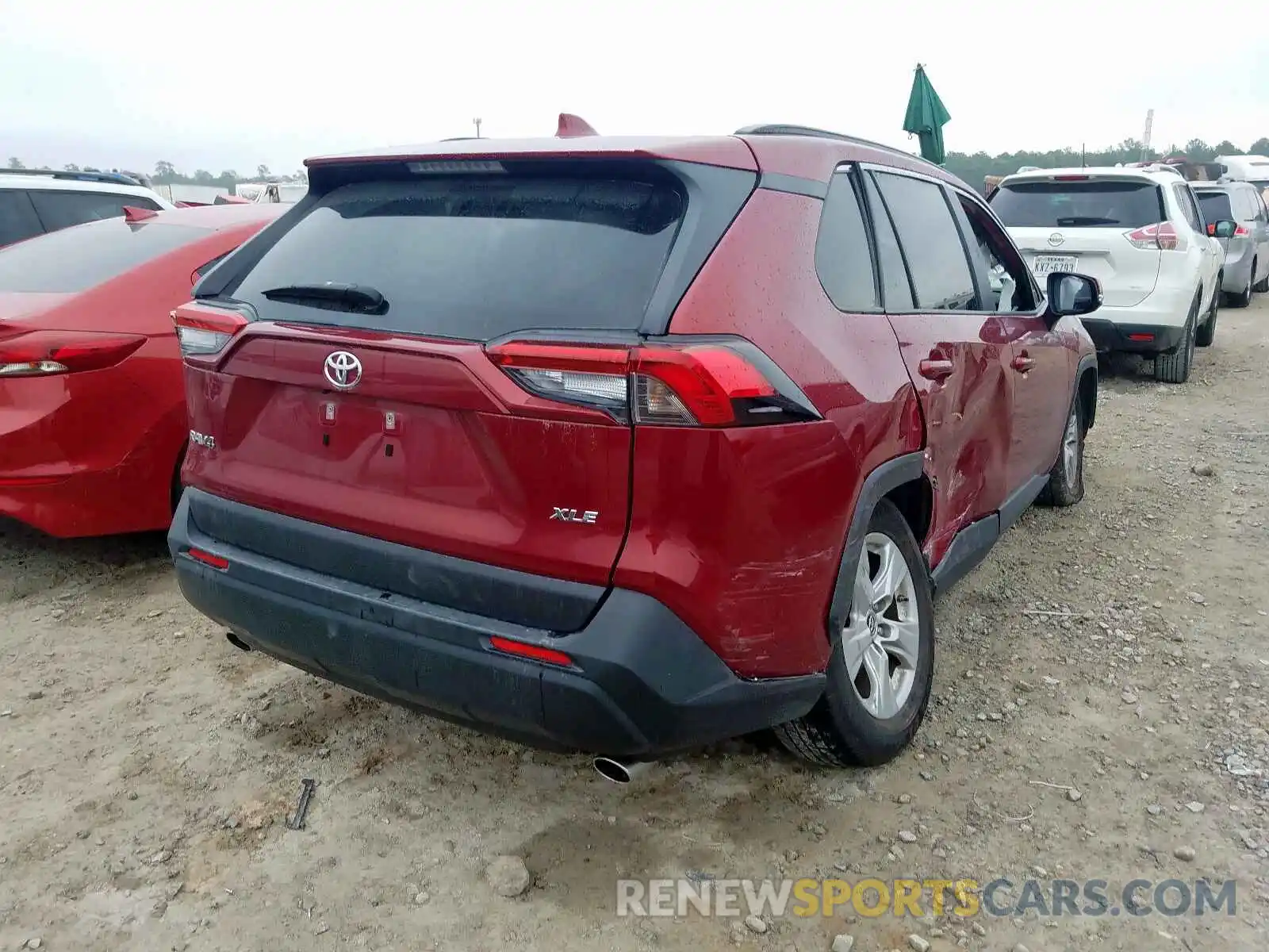 4 Фотография поврежденного автомобиля JTMW1RFV9KD508607 TOYOTA RAV4 XLE 2019