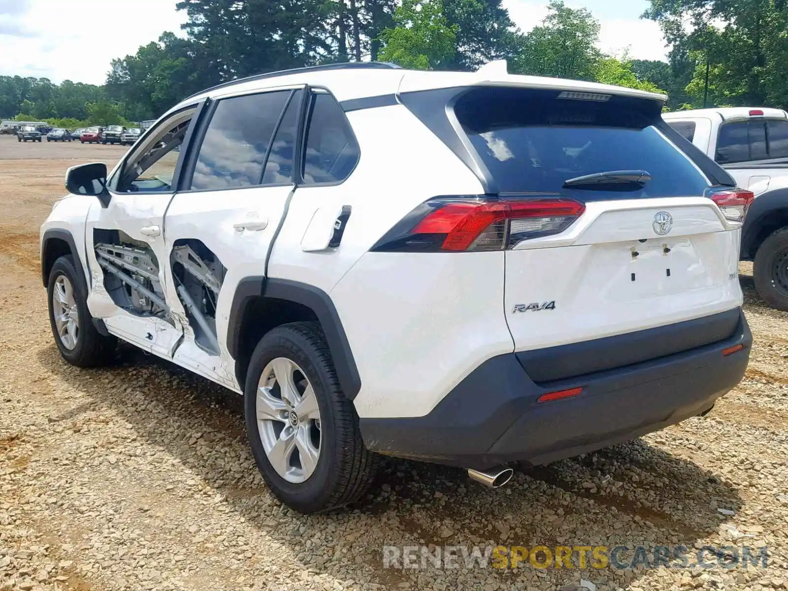 3 Photograph of a damaged car JTMW1RFVXKJ001894 TOYOTA RAV4 XLE 2019