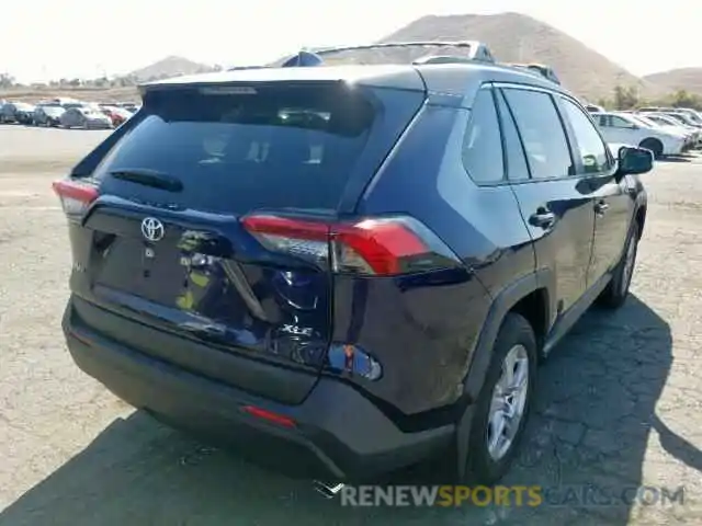 4 Photograph of a damaged car JTMW1RFVXKJ013186 TOYOTA RAV4 XLE 2019