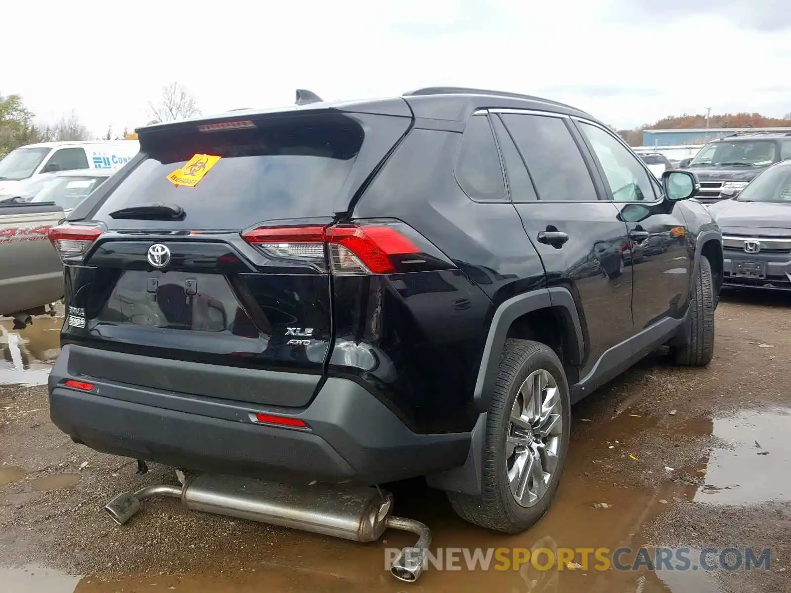 4 Фотография поврежденного автомобиля 2T3A1RFV0KC024453 TOYOTA RAV4 XLE P 2019