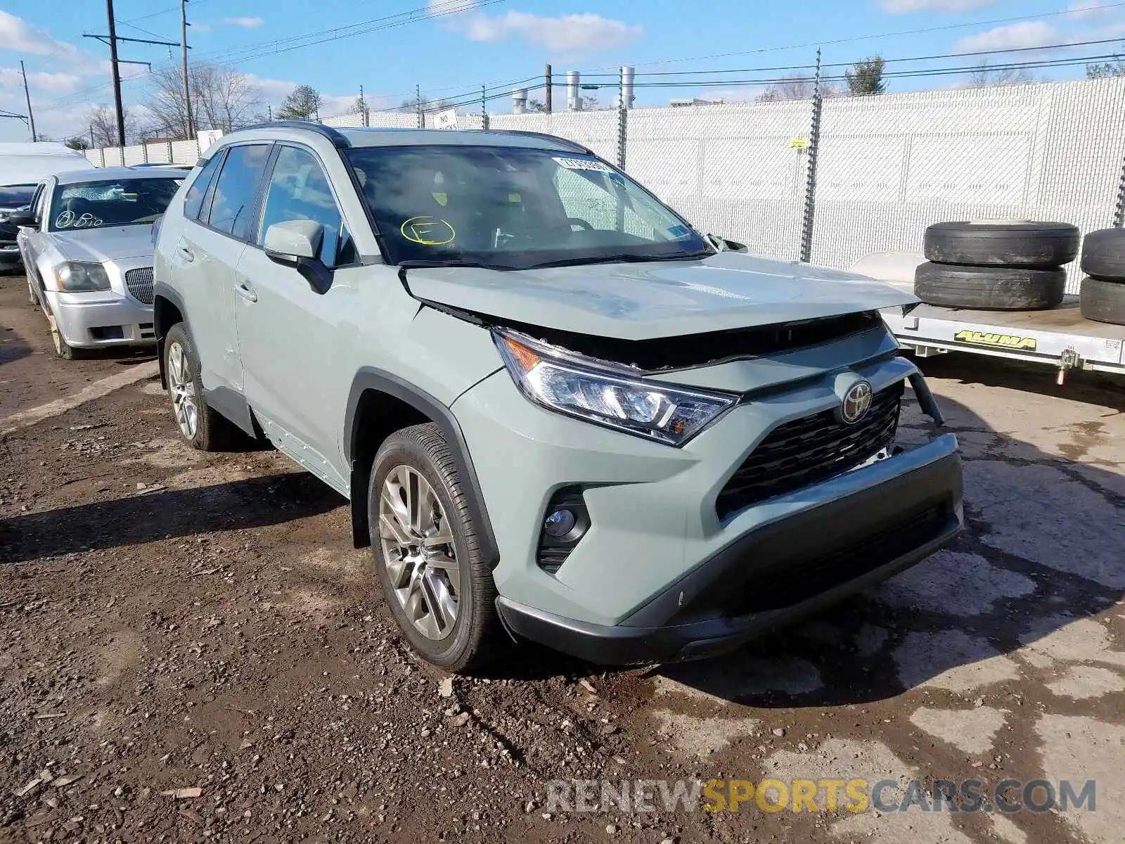 1 Фотография поврежденного автомобиля 2T3A1RFV1KW048128 TOYOTA RAV4 XLE P 2019