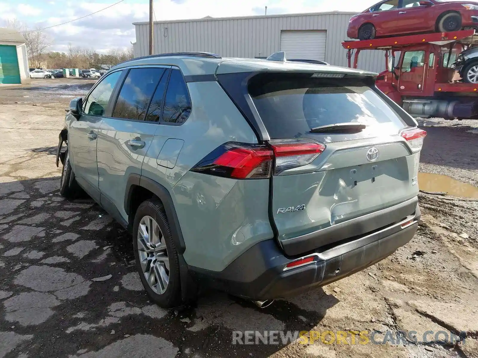 3 Фотография поврежденного автомобиля 2T3A1RFV1KW048128 TOYOTA RAV4 XLE P 2019