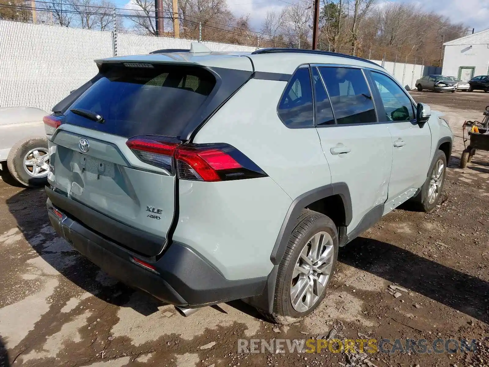 4 Фотография поврежденного автомобиля 2T3A1RFV1KW048128 TOYOTA RAV4 XLE P 2019