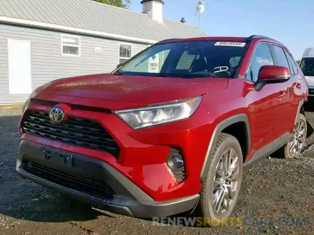 2 Photograph of a damaged car 2T3A1RFV7KW069131 TOYOTA RAV4 XLE P 2019