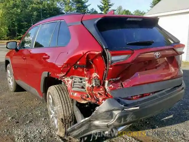 3 Photograph of a damaged car 2T3A1RFV7KW069131 TOYOTA RAV4 XLE P 2019